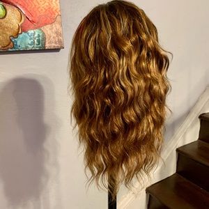 Human hair headband wig